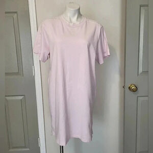 Adidas T-Shirt Short Sleeve Crew Neck Pullover Jersey Dress(L)